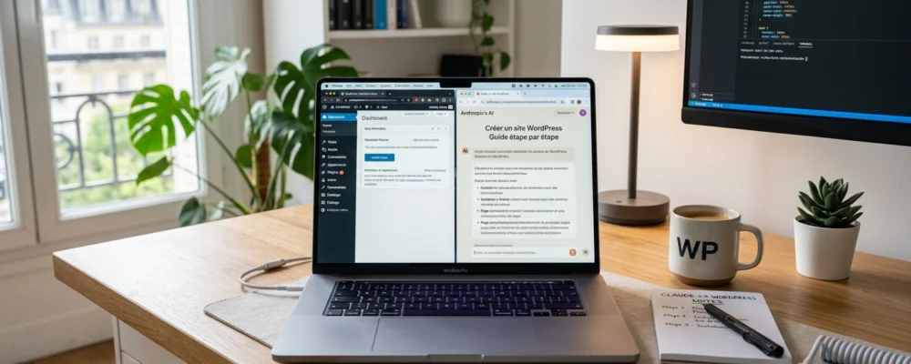 Illustration de Créer un site WordPress avec Claude : le mode d'emploi étape par étape pour Créer un site avec Claude